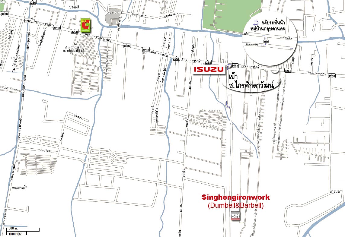 MAP: Singhengironwork + Direction